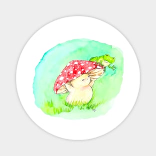 Toadstool and Friend Magnet